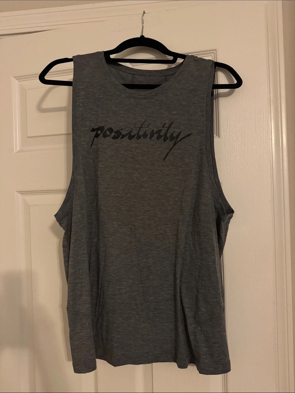 lululemon athletica Gray Positivity Muscle Tank